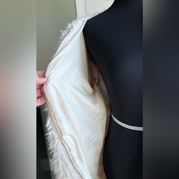 BB Dakota Wubby Collarless Jacket Full Zip Sz Small Super Soft Long Trench 0207 - Picture 6 of 9